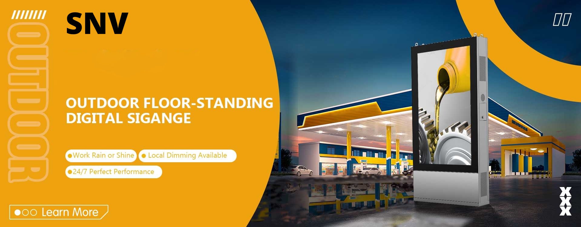 SNV Outdoor Floor Standing Totem